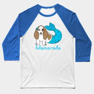 Islamorada Mer-basset Baseball T-Shirt